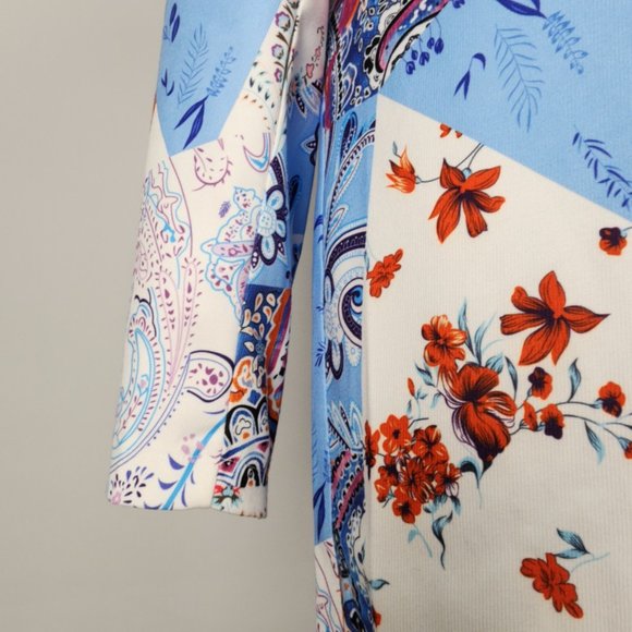 SHEIN Vibrant Patchwork Blazer - Picture 4 of 10